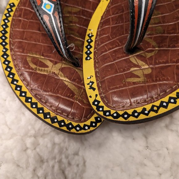 Sam Edelman Gigi Leather Sandals Size 6 - Picture 5 of 7